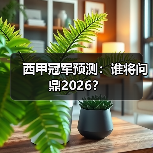西甲冠军预测：谁将问鼎2026？（图4）