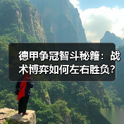 德甲争冠智斗秘籍:战术博弈如何左右胜负?(图4) 德甲争冠智斗秘籍:战术博弈如何左右胜负?(图4)